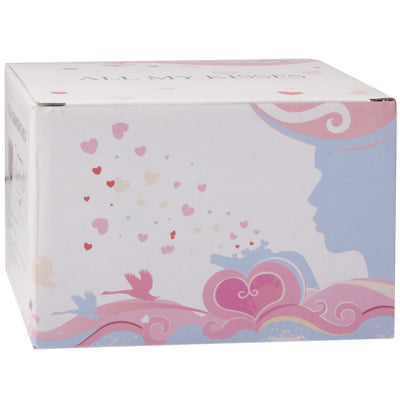 2 pcs Funky Heat Sensitive Color Changing High-Grade Porcelain Fashion Coffee Mug/ Cup