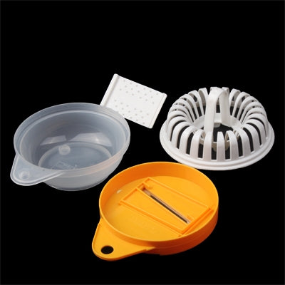 DIY Microwave Oven Baked Potato Chips Homemade Maker Machine Device with Slicer & Plate