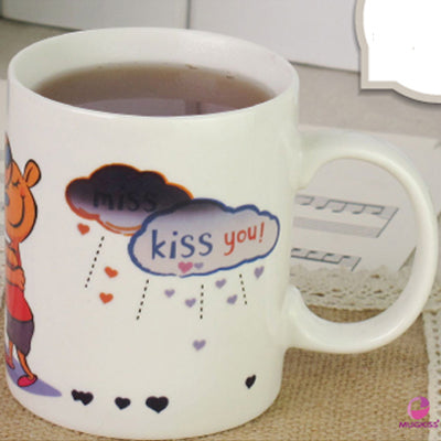 Heat Sensitive Color Changing Coffee Mug/ Cup with Music