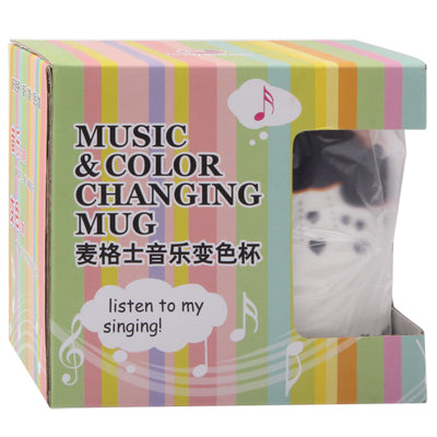 Heat Sensitive Color Changing Coffee Mug/ Cup with Music
