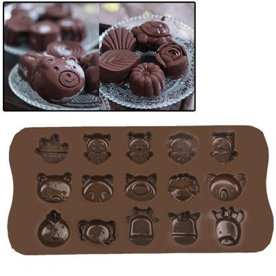 Animal Style Silicon Chocolate Mold Cake Mold