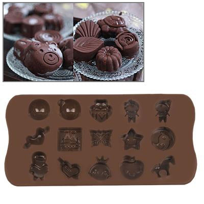 Cartoon Style Silicon Chocolate Mold Cake Mold