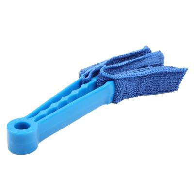 Detachable Washable Brush Shutter Air Conditioner Duster Cleaning Clip Cleaner(Blue)