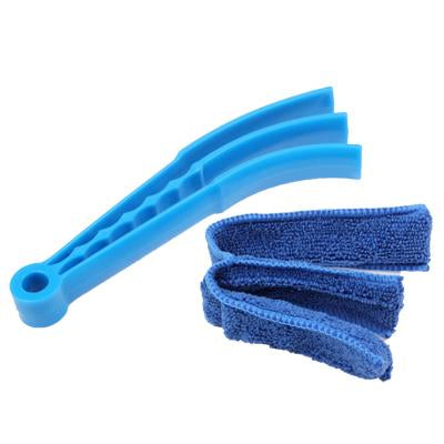 Detachable Washable Brush Shutter Air Conditioner Duster Cleaning Clip Cleaner(Blue)