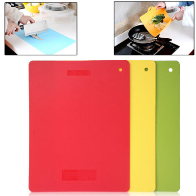 Durable Soft Cutting Board Chopping Board Chopping Block Kitchen Utensils (3pcs in One Packaging, The Price is for 3pcs)