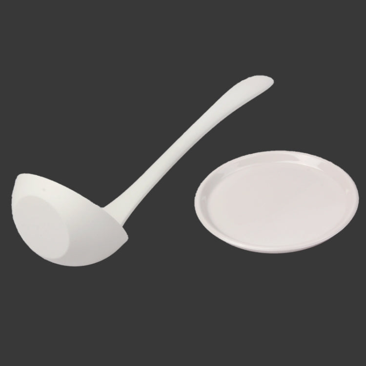 Biodegradable Stand-up Soup Ladle with Tray