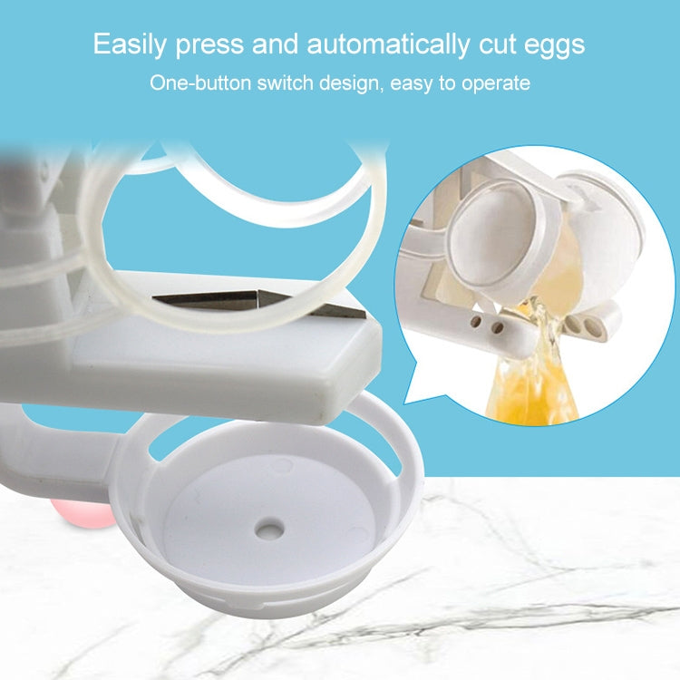 Ez Cracker / Egg Cracker / Egg Separator(White)