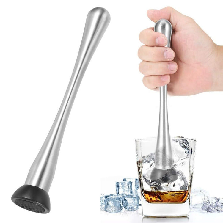 Stainless Steel Ice Pick Muddler(Silver)
