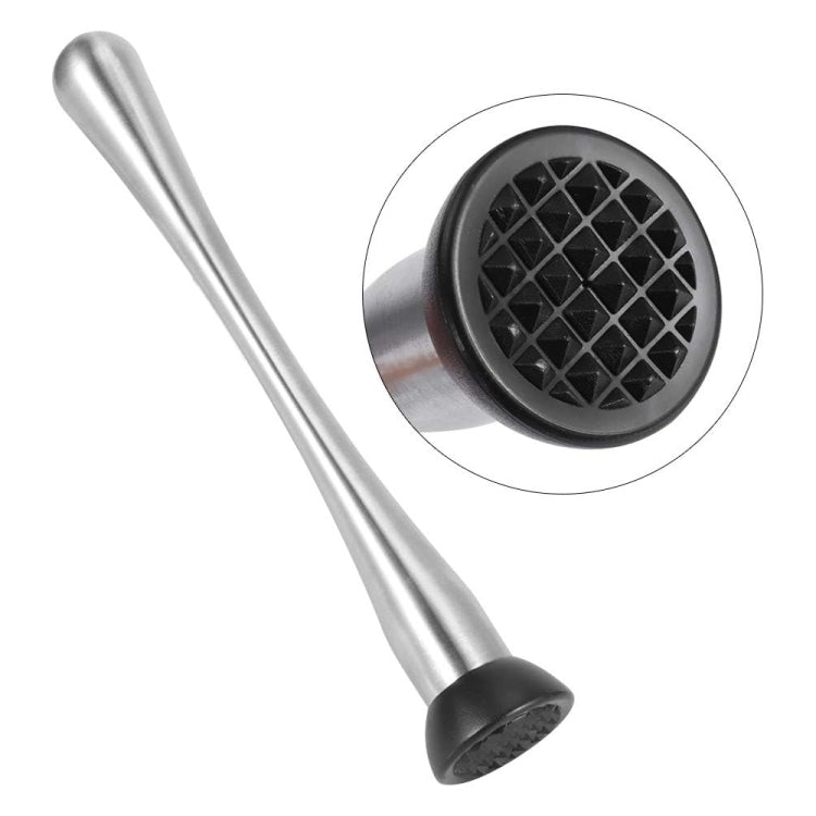 Stainless Steel Ice Pick Muddler(Silver)