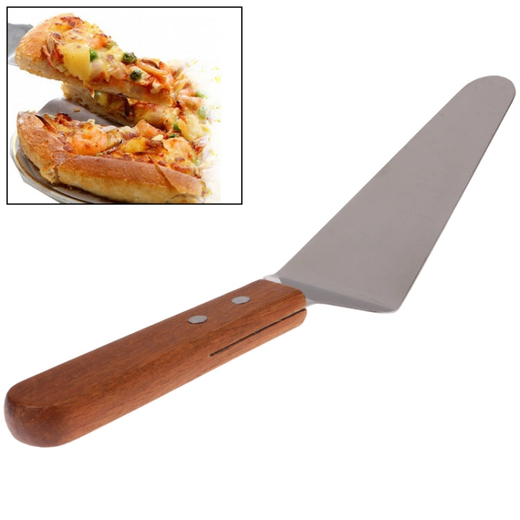 Stainless Steel Pizza Cake Cutlery Scoop Knives / Cutters Spatula(Grey)