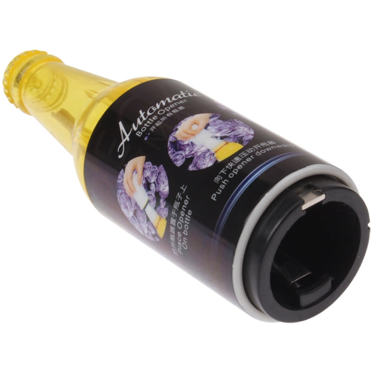 Creative Automatic Beer Bottle Openers Lid Cap Opener Tooth Pick Holder Tool