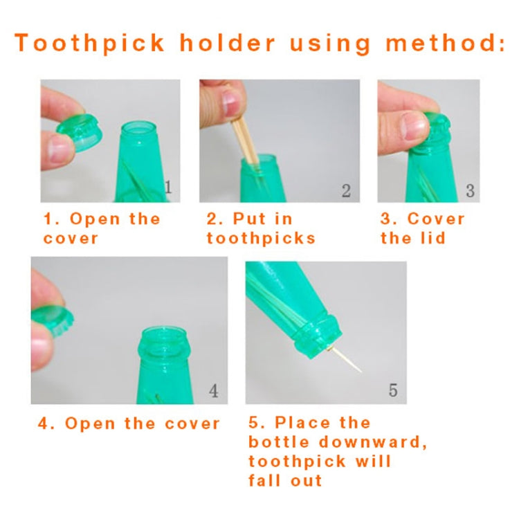 Creative Automatic Beer Bottle Openers Lid Cap Opener Tooth Pick Holder Tool