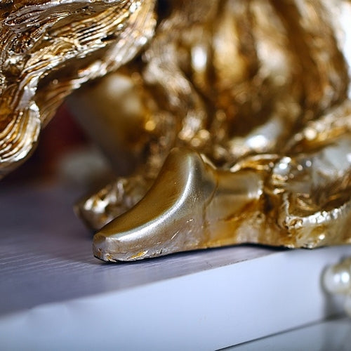 Fashion Long Hair Girl Creative Wine Rack European Resin Wine Bottle Holder