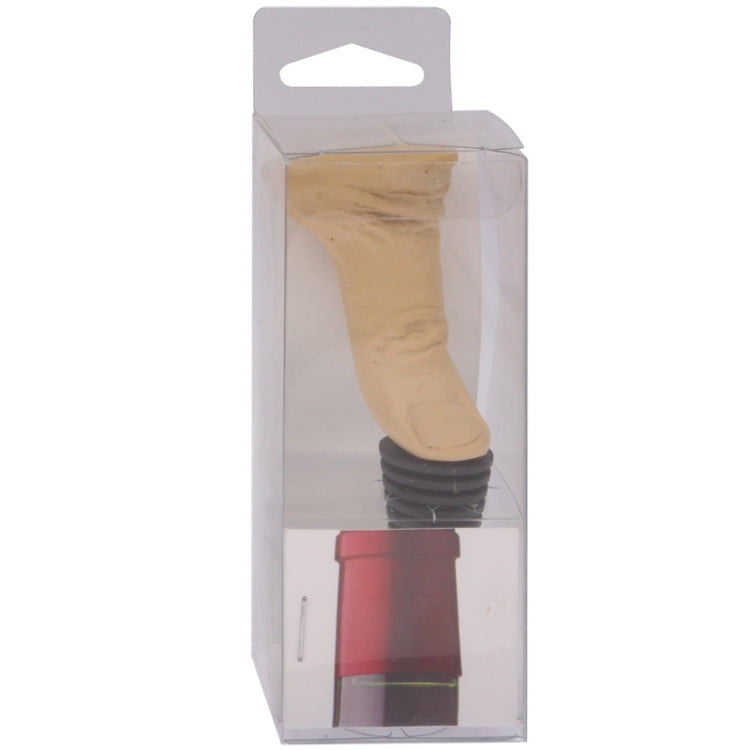 Creative Thumb Press Design Wine Bottle Stopper