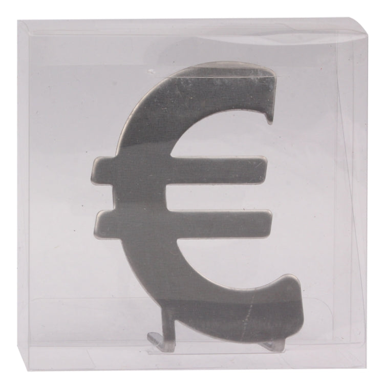 Euro Symbol Style Stainless Steel Bottle Opener