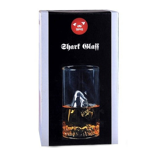 Fashion Novelty Shark Style Drinking Glass Cup, Capacity: 350ml