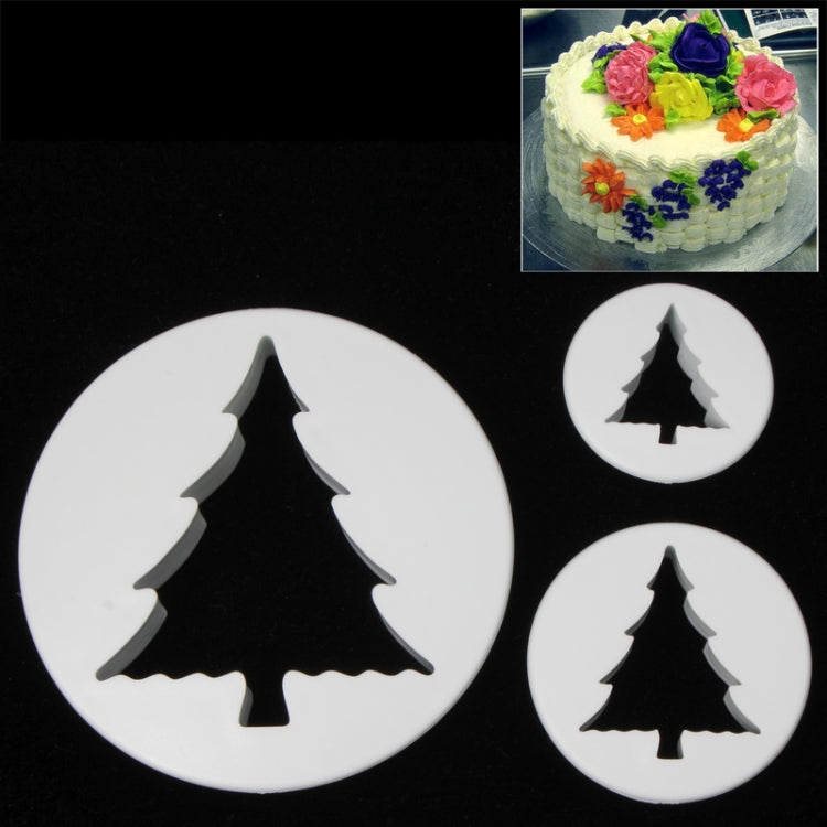 3 PCS Christmas Tree Shape Food Processing Machine for Soft Biscuit Machine / Cake Biscuit Moulds