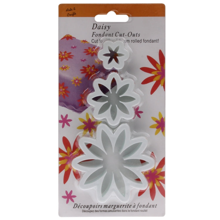 Daisy Shape Food Processing Machine for Soft Biscuit Machine / Cake Biscuit Moulds (3pcs in one packaging, the price is for 3pcs)