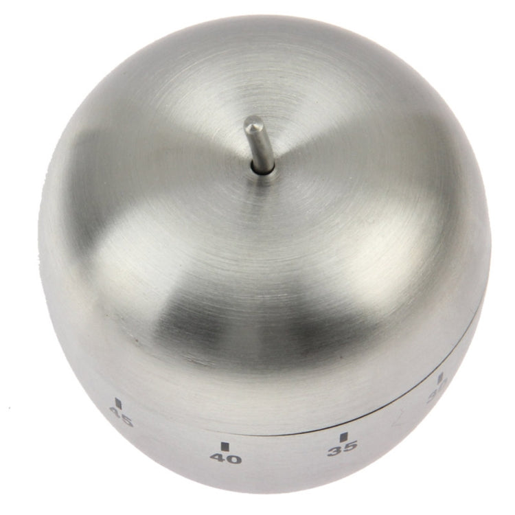 Fashion Apple Shape Stainless Steel Convenient Timer(Grey)