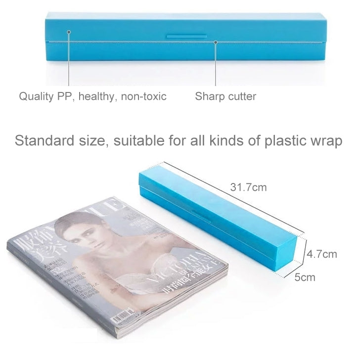 Plastic Wrap / Cling Film / Preservative Film Cutter(Blue)