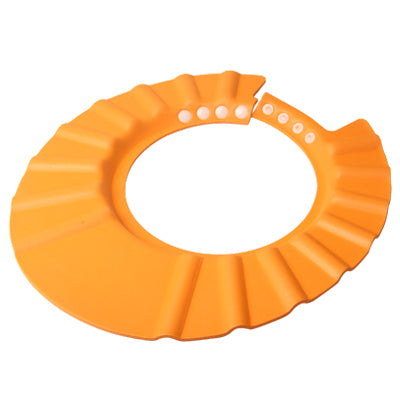 High Quality Kids Shower Hat Hair Wash Hat Shampoo Shower Cap(Orange)