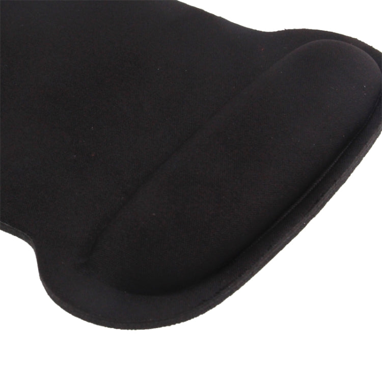 Ax Shape Ultra Slim PVC & Cloth and Sponge Wrist Supporter Mouse Pad