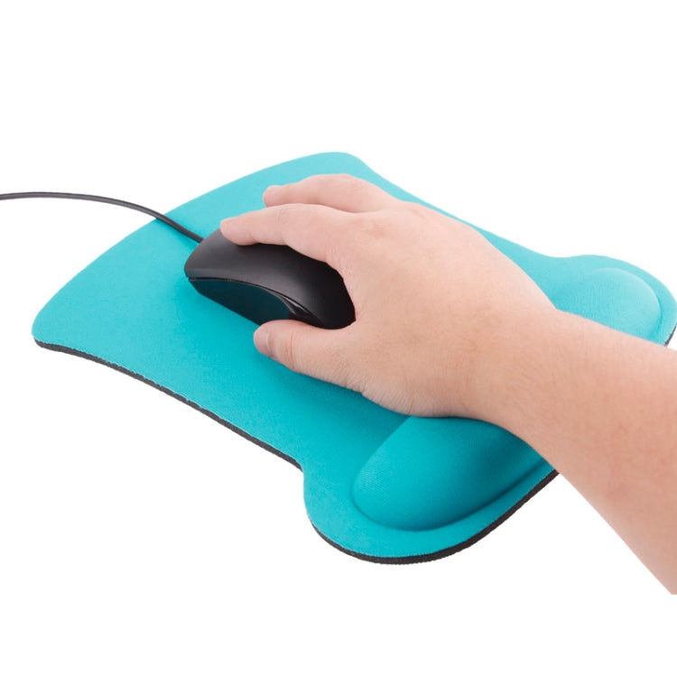 Ax Shape Ultra Slim PVC & Cloth and Sponge Wrist Supporter Mouse Pad