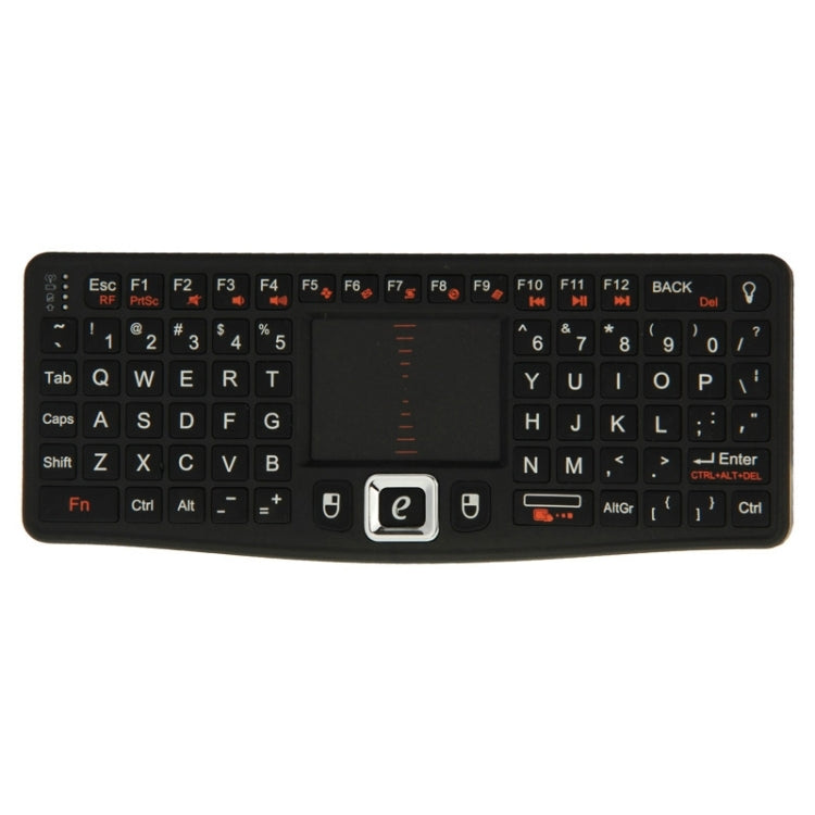 Handheld Keyboard 2.4G Wireless Keyboard With Touchpad Mouse for PC Notebook Smart Google TV Box(Black)