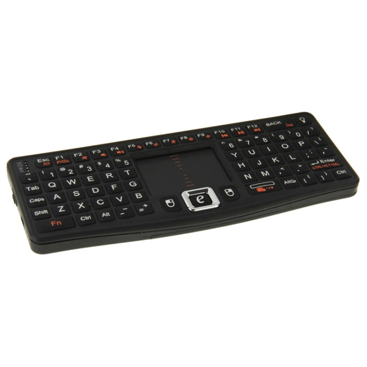 Handheld Keyboard 2.4G Wireless Keyboard With Touchpad Mouse for PC Notebook Smart Google TV Box(Black)