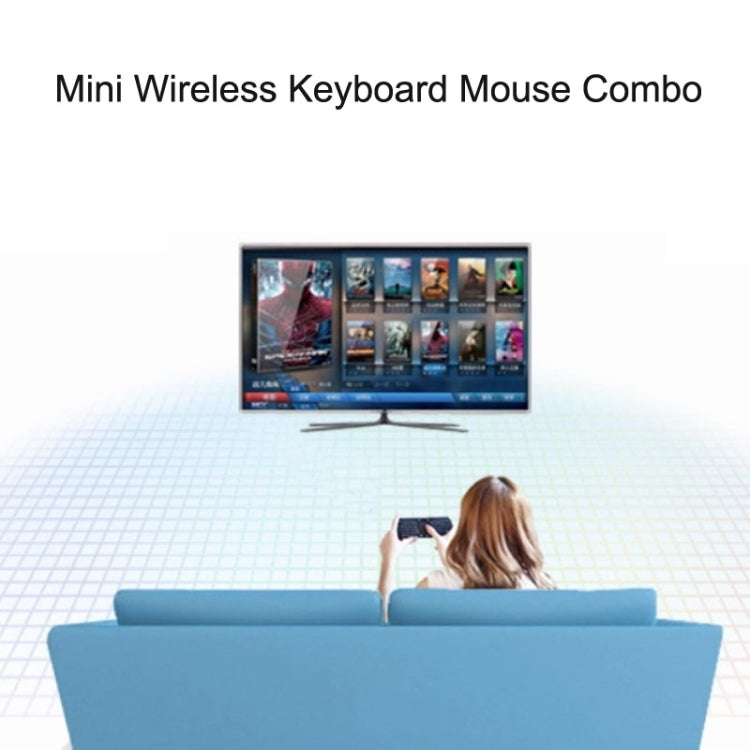 Handheld Keyboard 2.4G Wireless Keyboard With Touchpad Mouse for PC Notebook Smart Google TV Box(Black)