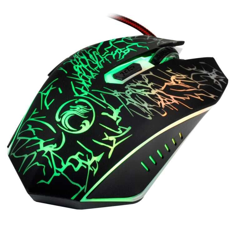 Estone X5 USB 6 Buttons 3600 DPI Wired Optical Gaming Mouse for Computer PC Laptop(Black)