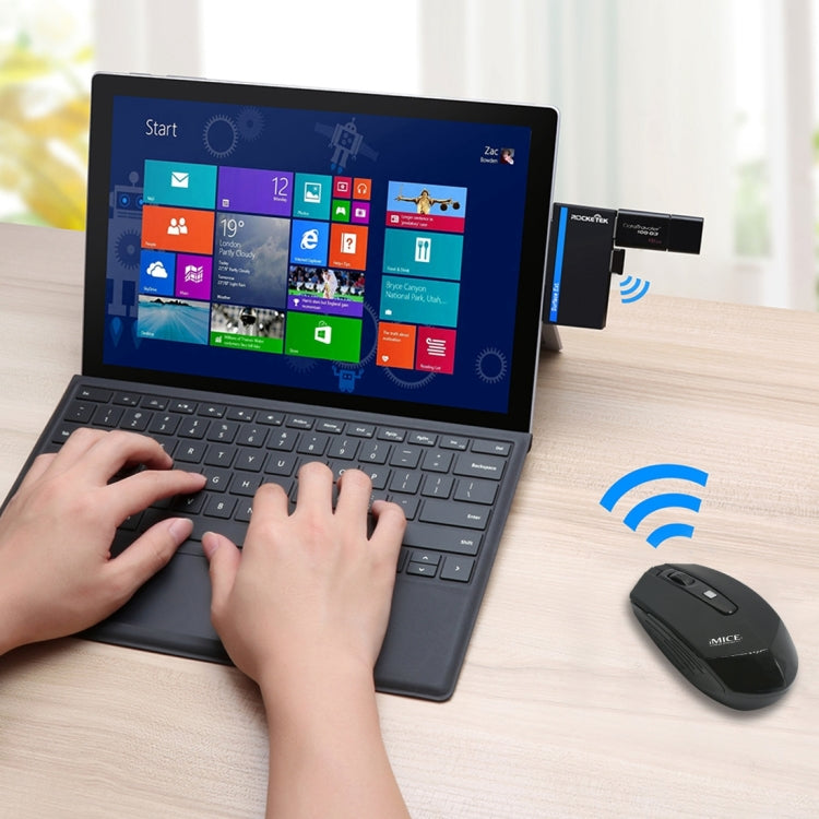 iMICE 2.4G USB Receiver 4 Buttons 1600DPI Wireless Optical Computer Gaming Mouse