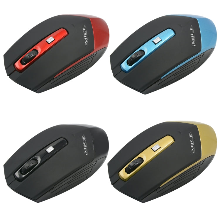 iMICE 2.4G USB Receiver 4 Buttons 1600DPI Wireless Optical Computer Gaming Mouse