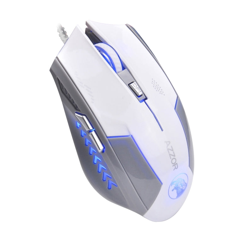 Azzor Fabulous X3 USB 6 Buttons Wired 2400DPI Optical Gaming Mouse for Computer PC Laptop