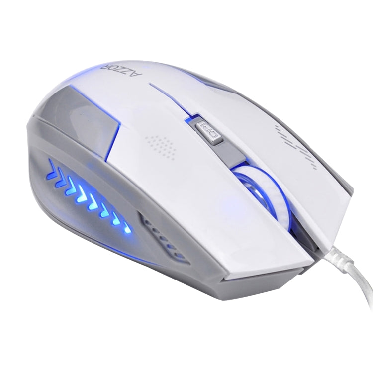Azzor Fabulous X3 USB 6 Buttons Wired 2400DPI Optical Gaming Mouse for Computer PC Laptop