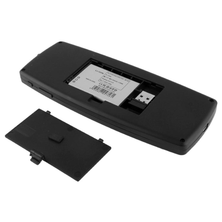 KB-168 2.4G Ultra Mini Air Mouse Wireless Keyboard with Touchpad(Black)