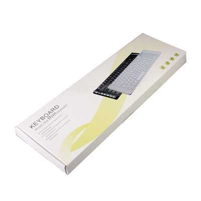 Multimedia Wired Ultra-Thin Keyboard with Keyboard Cover Protector Skin