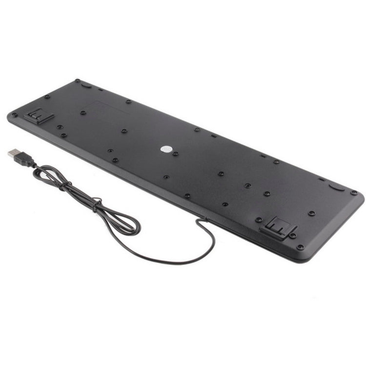 JITE KB-102 USB 2.0 Slim PC Laptop Computer QWERTY 104 Key Keyboard(Black)