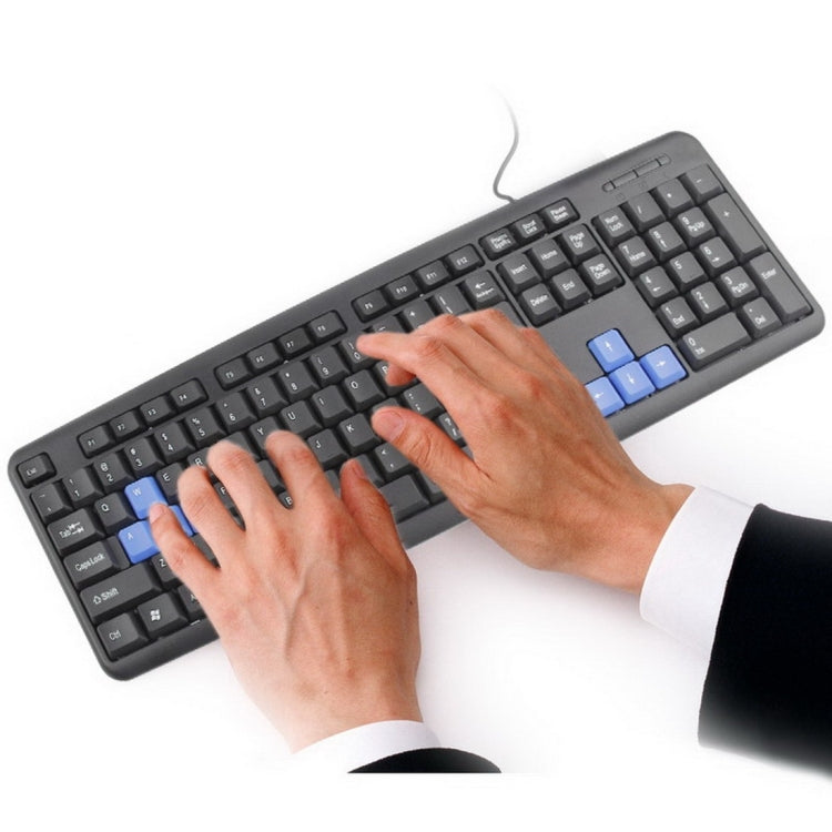 JITE KB-102 USB 2.0 Slim PC Laptop Computer QWERTY 104 Key Keyboard(Black)