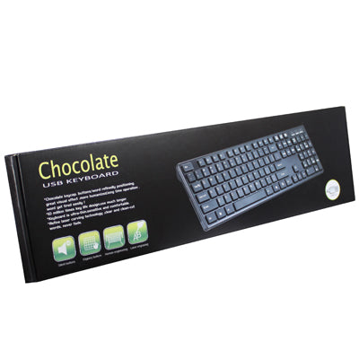105 Keys Chocolate USB2.0 Keyboard