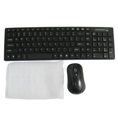 2.4GHz Wireless Multimedia Keyboard Combos(Black)
