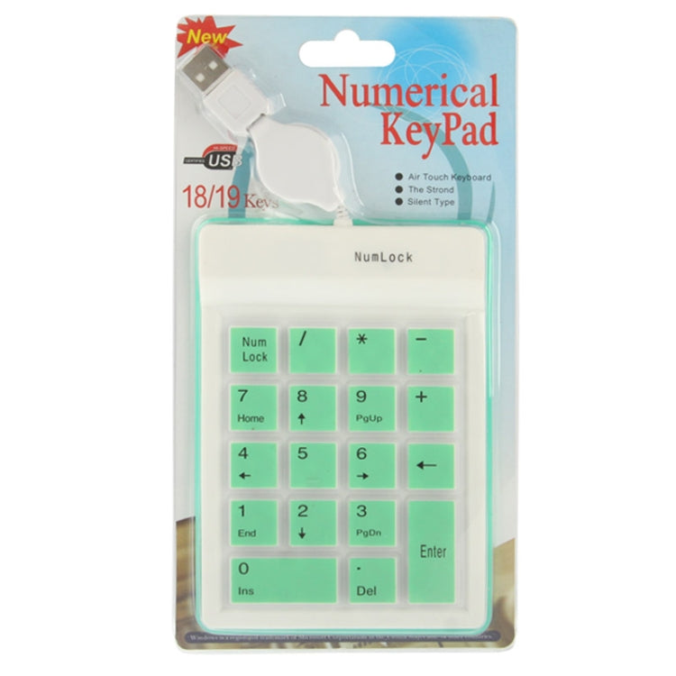 18 Keys Silicone Air Touch Numerical Keypad