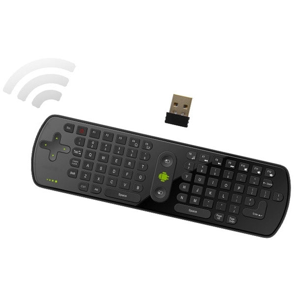 Measy RC11 2.4G USB Wireless Keyboard Gyroscope Air Fly Mouse for Mini PC / Android TV Box
