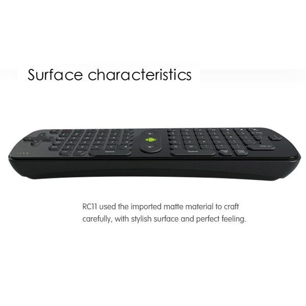 Measy RC11 2.4G USB Wireless Keyboard Gyroscope Air Fly Mouse for Mini PC / Android TV Box