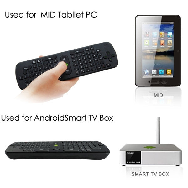 Measy RC11 2.4G USB Wireless Keyboard Gyroscope Air Fly Mouse for Mini PC / Android TV Box