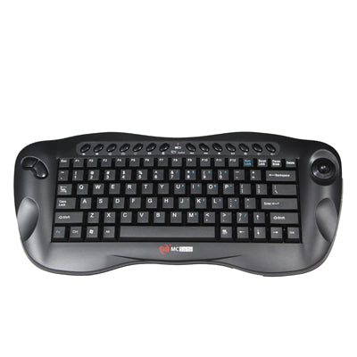 W9710RF 2.4G Wireless Multimedia Keyboard with Tracking ball(Black)