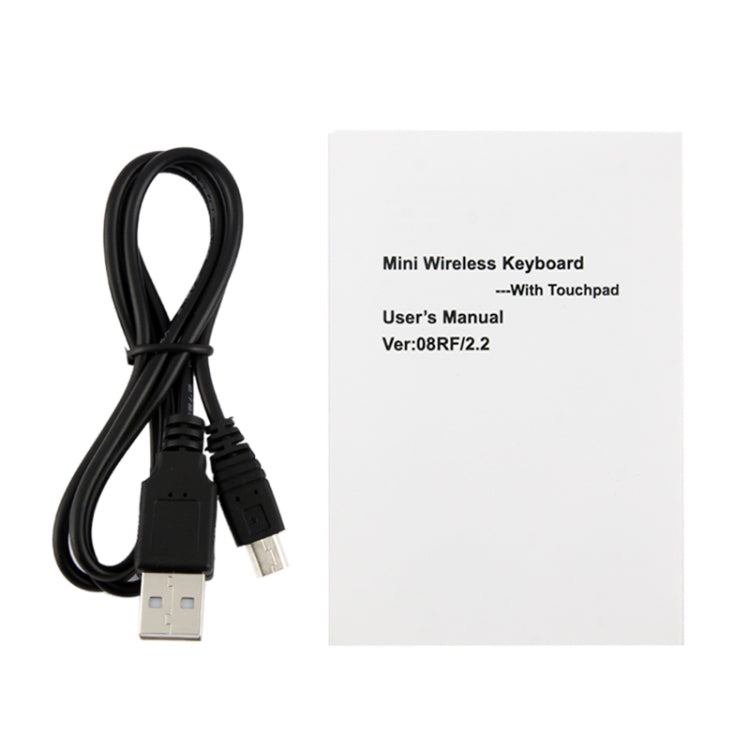 UKB-100 Bluetooth Wireless Ultra Mini Keyboard with Touchpad for Mobile/ PC / Presenter Use(Black)