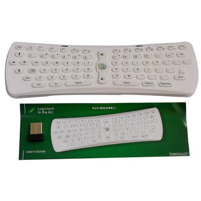 USB 2.4GHz Wireless Flying Mouse with QWERTY keyboard