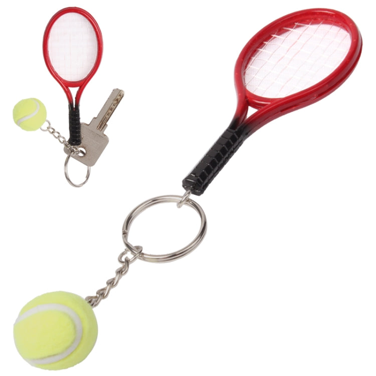 Tennis Racket Style Keychain Decor Pendant