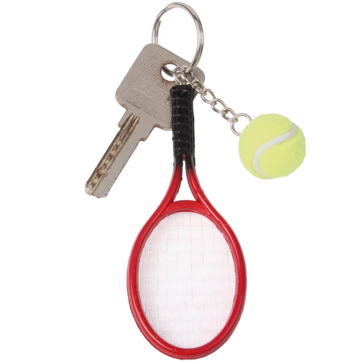 Tennis Racket Style Keychain Decor Pendant